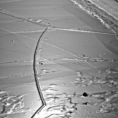 Ice cracks