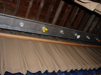 Main overhead stage lights - No Dimmers