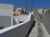 our path from firostefani into fira town