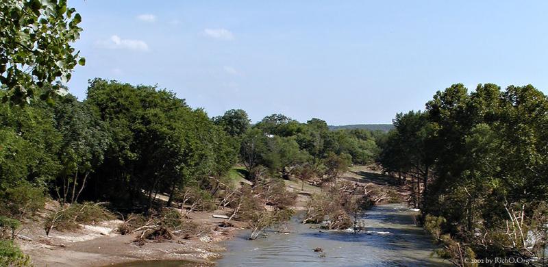 Medina River at Castroville - One Week Later