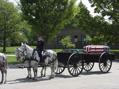 John Pierce Funeral, Arlington National Cemetery, Virginia 5/3/02