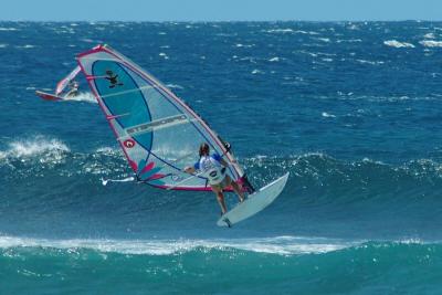 Windsurfing at Hookipa Beach