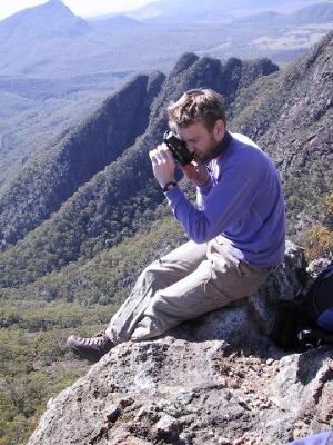 Rob taking photo of Jono on way up exposed section.jpg