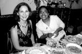 Bridesmaids Candy Simmons and Carmen Esparolini