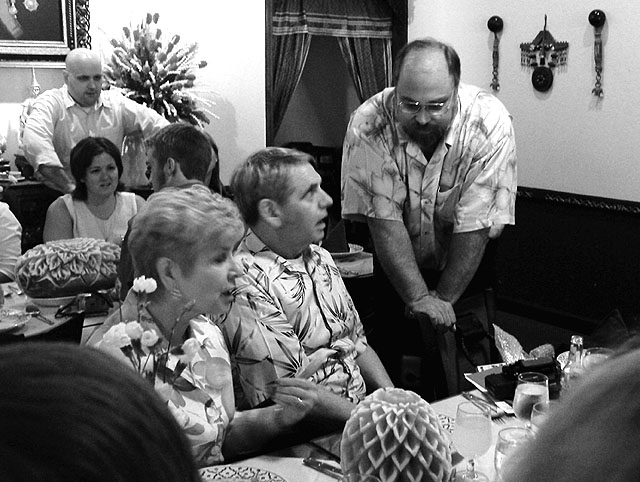 Jessicas dad Louie Warren meets Brads mother Joan and her friend Jim