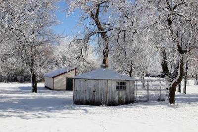 Fischer Farm Chicken Coop In The Winter