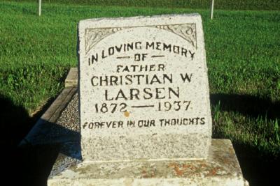 Christian W. LarsenHusband of Hannah