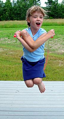 Jumping Rope by Faye White