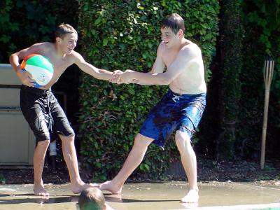 Pool Time in SoCal by Peggy