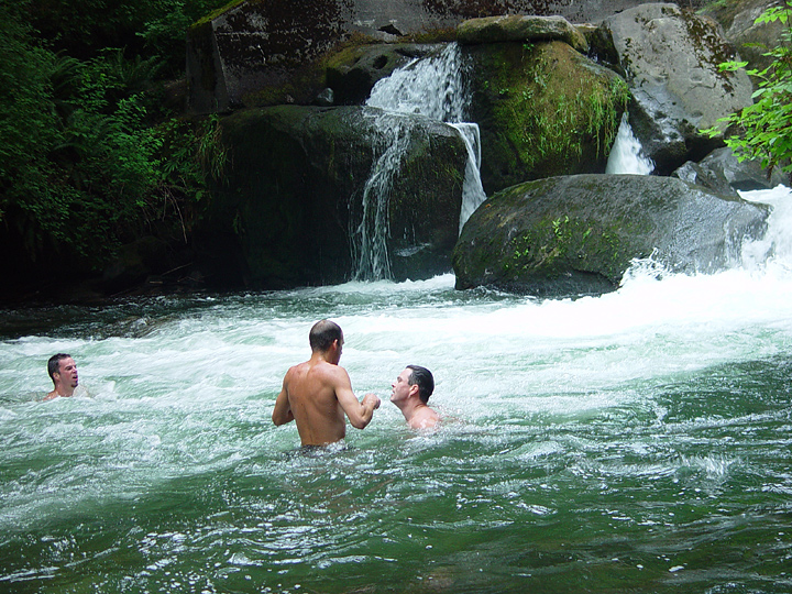 <B>Swimming Hole</B><BR><FONT size=1>by Ann Chaikin</FONT>