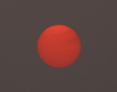 Montreal under Northern Quebec wildfires smoke