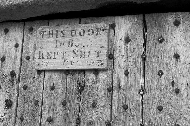 #092 This Door Must Be Kept Shut
