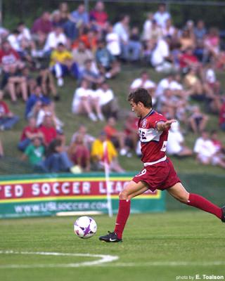 Capano works in front of an intimate crowd.