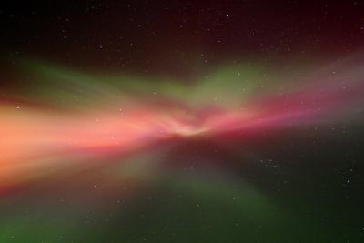 Aurora boreales looking straight up