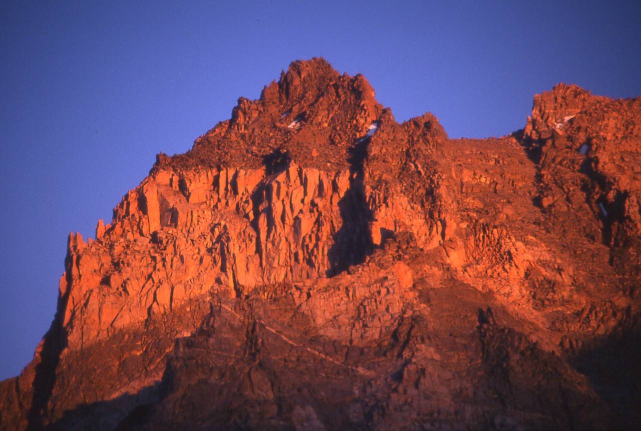 Alpenglow on Peak 12,691