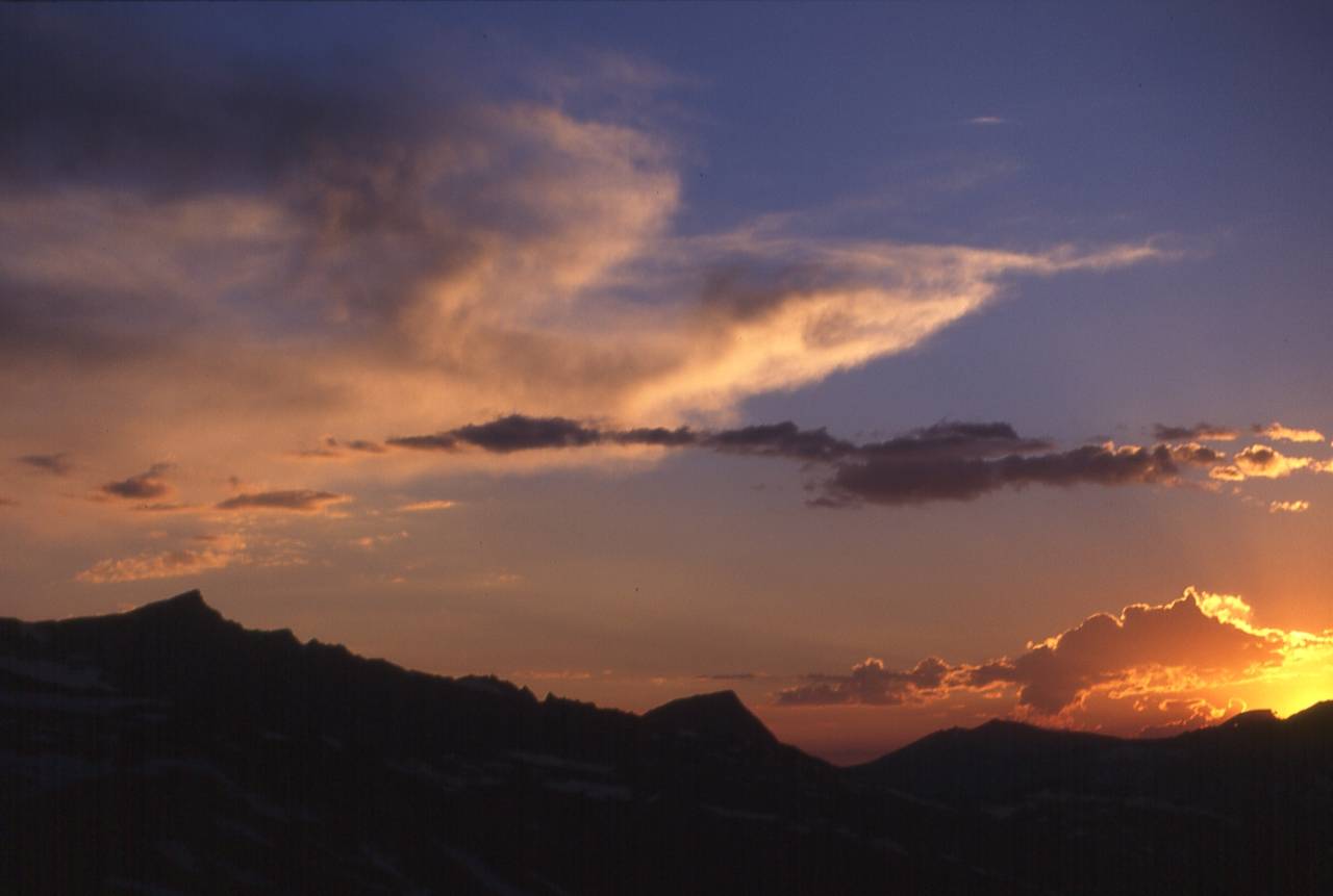 Sunset in the Humphreys Basin