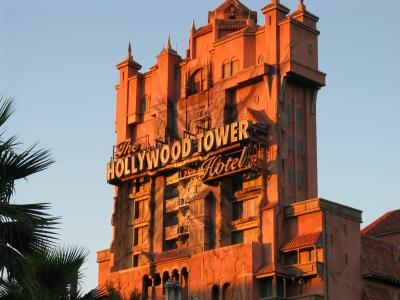 Tower of Terror at sunset