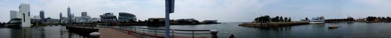 cleveland lakefront - 360 degree panorama
