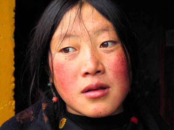 Young Tibetan woman