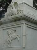 (Closer view) General Pulaski is buried beneath this monument.