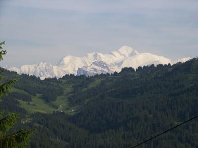 Mont Blanc from above Les Gets