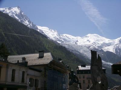 Aiguille Du Midi & Mont Blanc from Chamonix