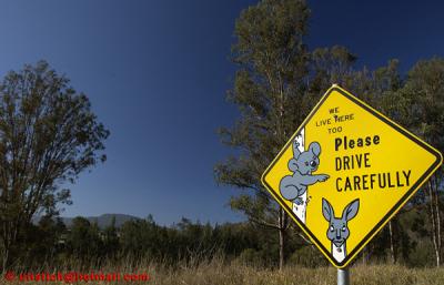 Australia Road Sign