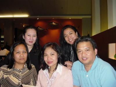 Lunch with Dessah, Judith, Peachy, Tes and Ed