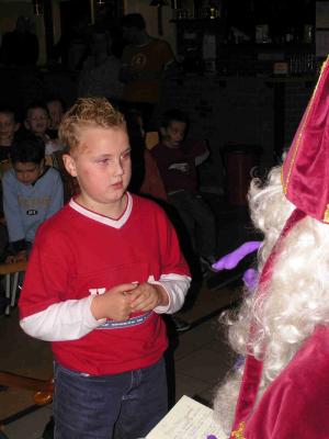 Even luisteren naar de Sint.