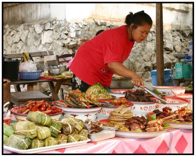 At the market in Luang Prabang