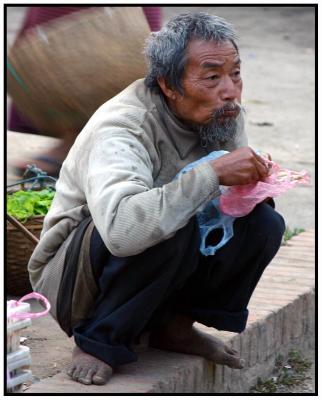 Eating Breakfast - Luang Prabang