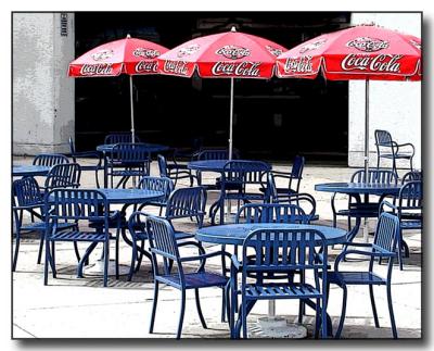Coca Cola Umbrellas