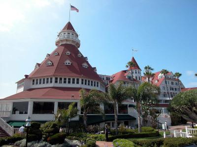 Historic and famous Hotel Del Coronado - affectionately known as the Del