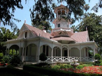 Queen Ann cottage. Lucky Baldwin, LA Arboretum