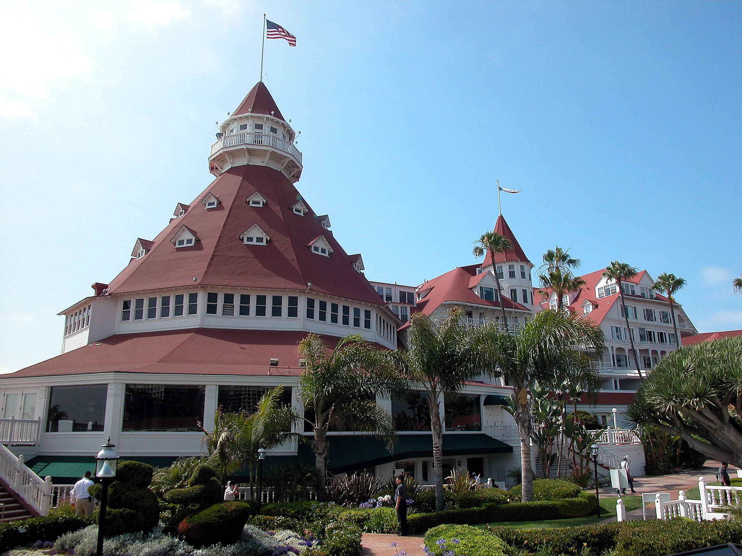 Historic and famous Hotel Del Coronado - affectionately known as the Del