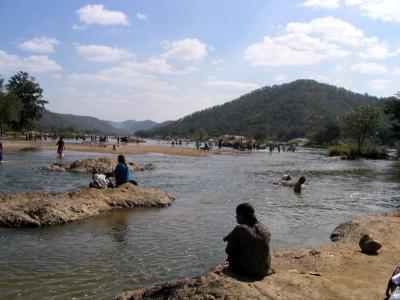 Cauvery River at Mekedatu
