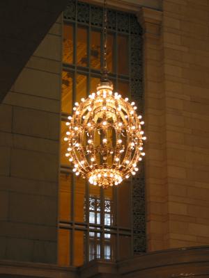 Lights inside Grand Central Station