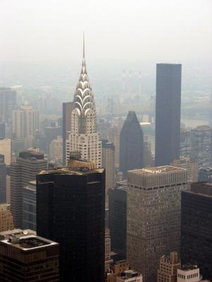 Chrysler Building with photoshop touch up