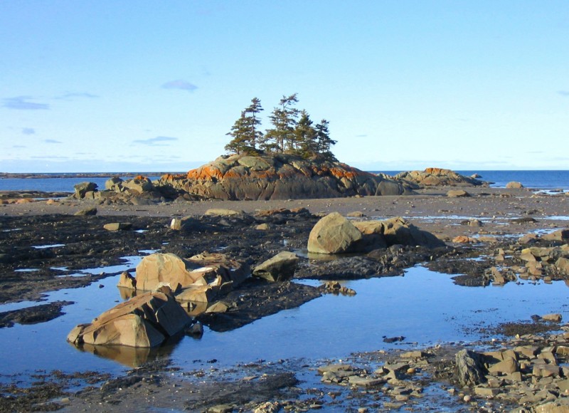 Métis Beach à marée basse