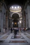 Inside St. Peters Basilica