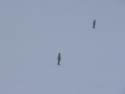 Ashley & Jace snowboarding