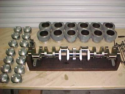 Crankshaft with piston and cylinders1.