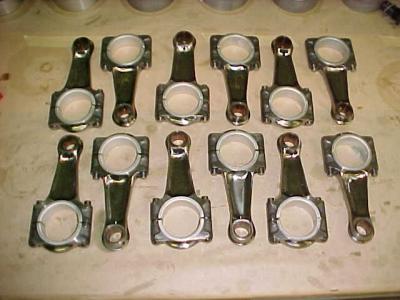 Set of titanimun rods  bearings ready for instalation.JPG