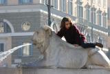 riding a Lion!