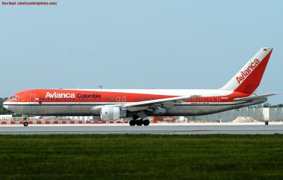 Avianca B767-300ER N984AN aviation stock photo