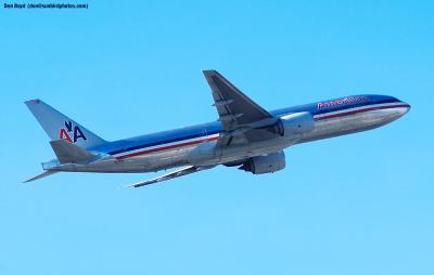 American Airlines B777-223/ER N770AN aviation stock photo
