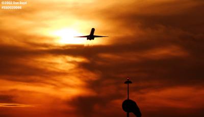 Sunsets and McDonnell Douglas DC9 and MD80 Stock Photos Gallery