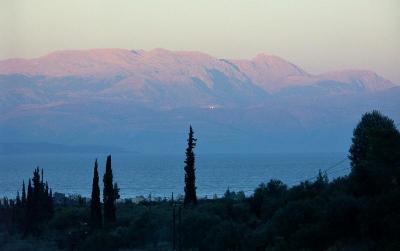Diakofto - view of the Gulf of Corinth