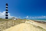 Farol do calcanhar e trilha que contorna a rea