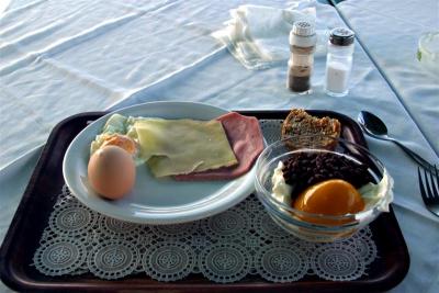 Breakfast on Naxos, last day on the islands
